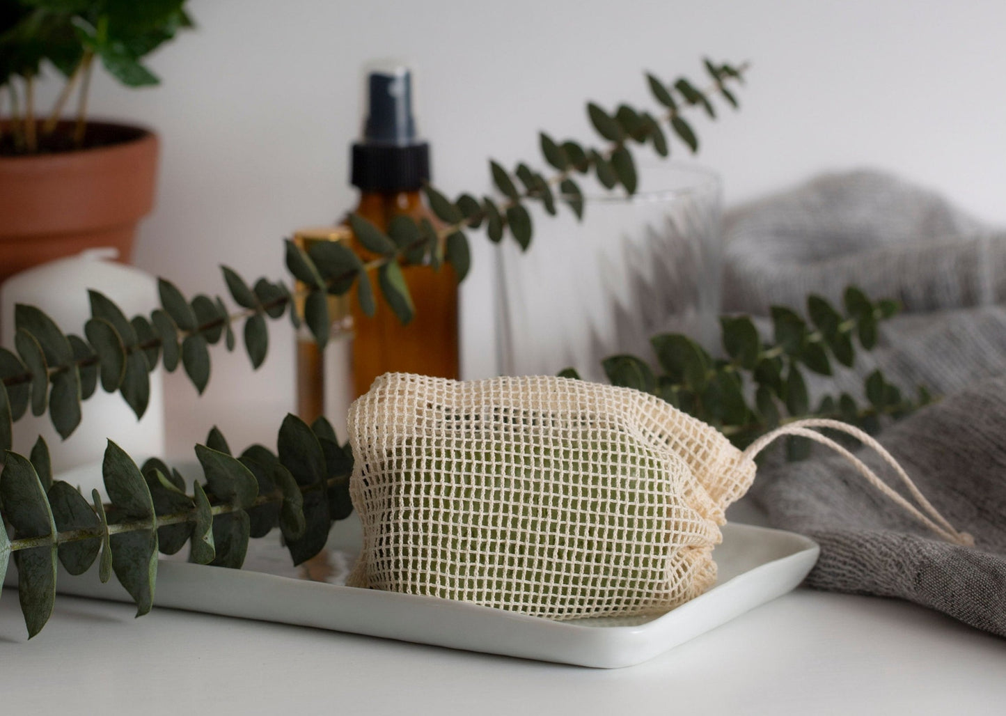 Locally Made Soap Saver Bag