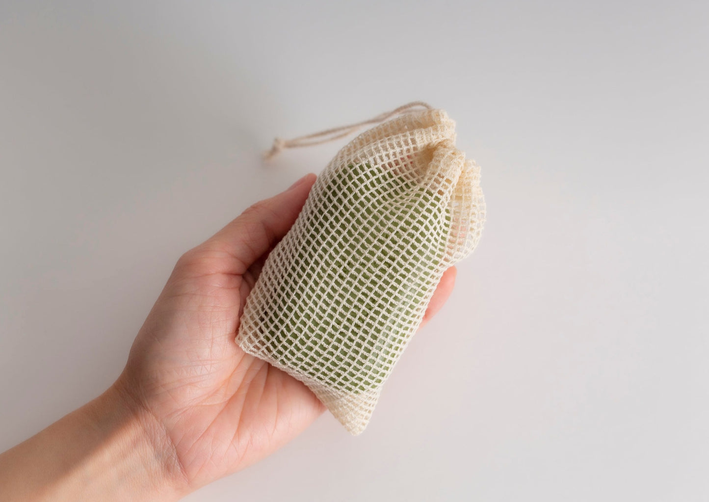 Soft Cotton Soap Bag for Zero Waste Selfcare