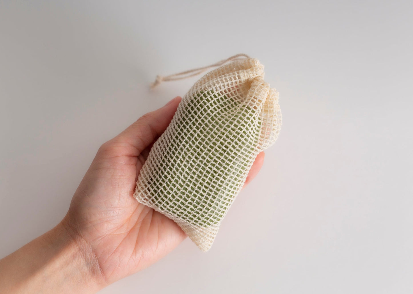 Soft Cotton Soap Pouch for Zero Waste Living