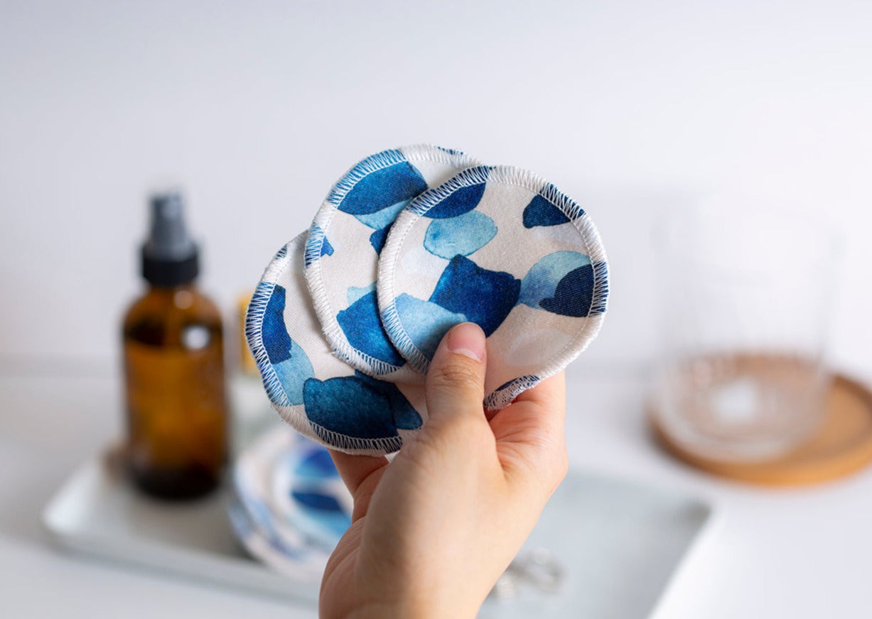 soft reusable cotton face pads