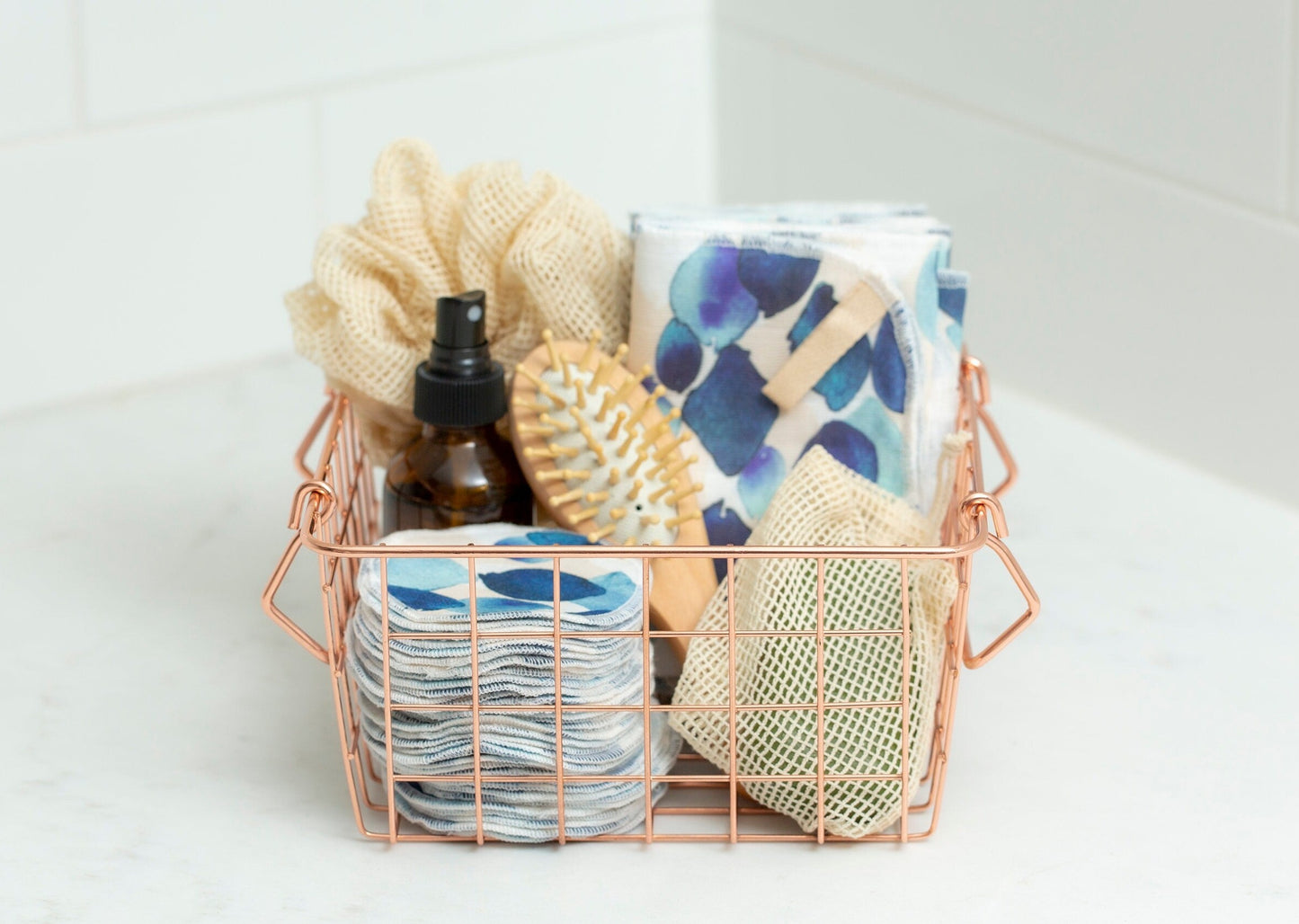 sustainable bathroom routine products