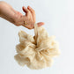 reusable cotton shower pouf